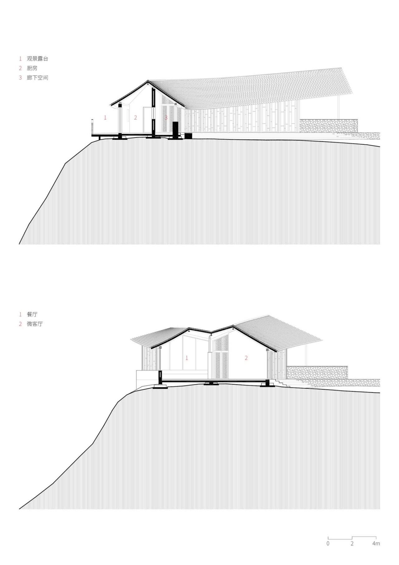 BIM建筑|咕咕来仪，大伾山悬崖驿站 / 繁星建筑工作室