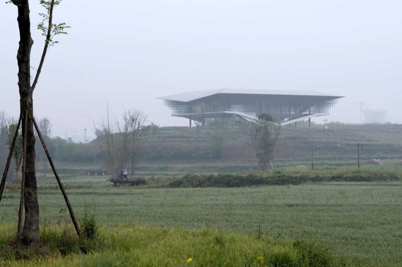 BIM建筑|天府文创城规划展示厅 / 安棣建筑设计