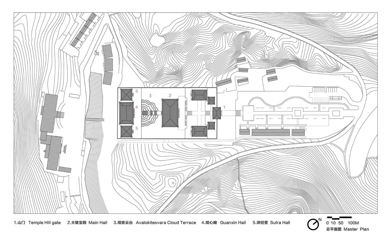 BIM建筑|祖山济心寺·木佛博物馆 /建筑营设计工作室