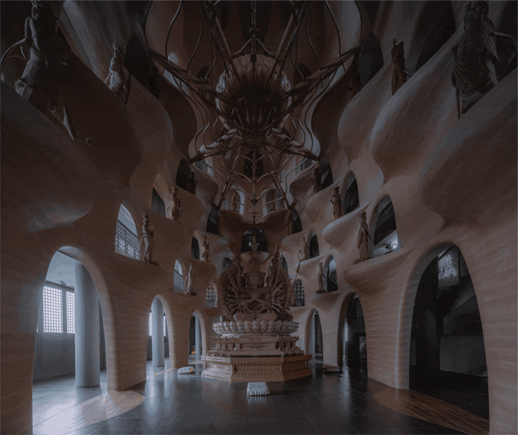 BIM建筑|祖山济心寺·木佛博物馆 /建筑营设计工作室