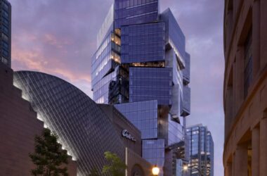 BIM建筑|OSO在温哥华完成日本灯笼状德勤大楼-BIM建筑网