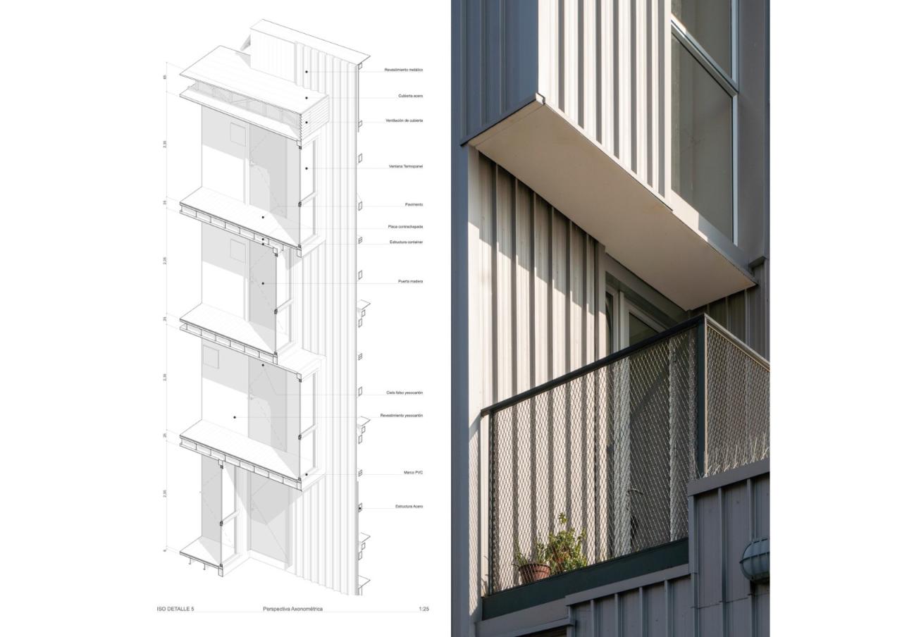 BIM建筑|集装箱宿舍 / Ian Hsü + Gabriel Rudolphy