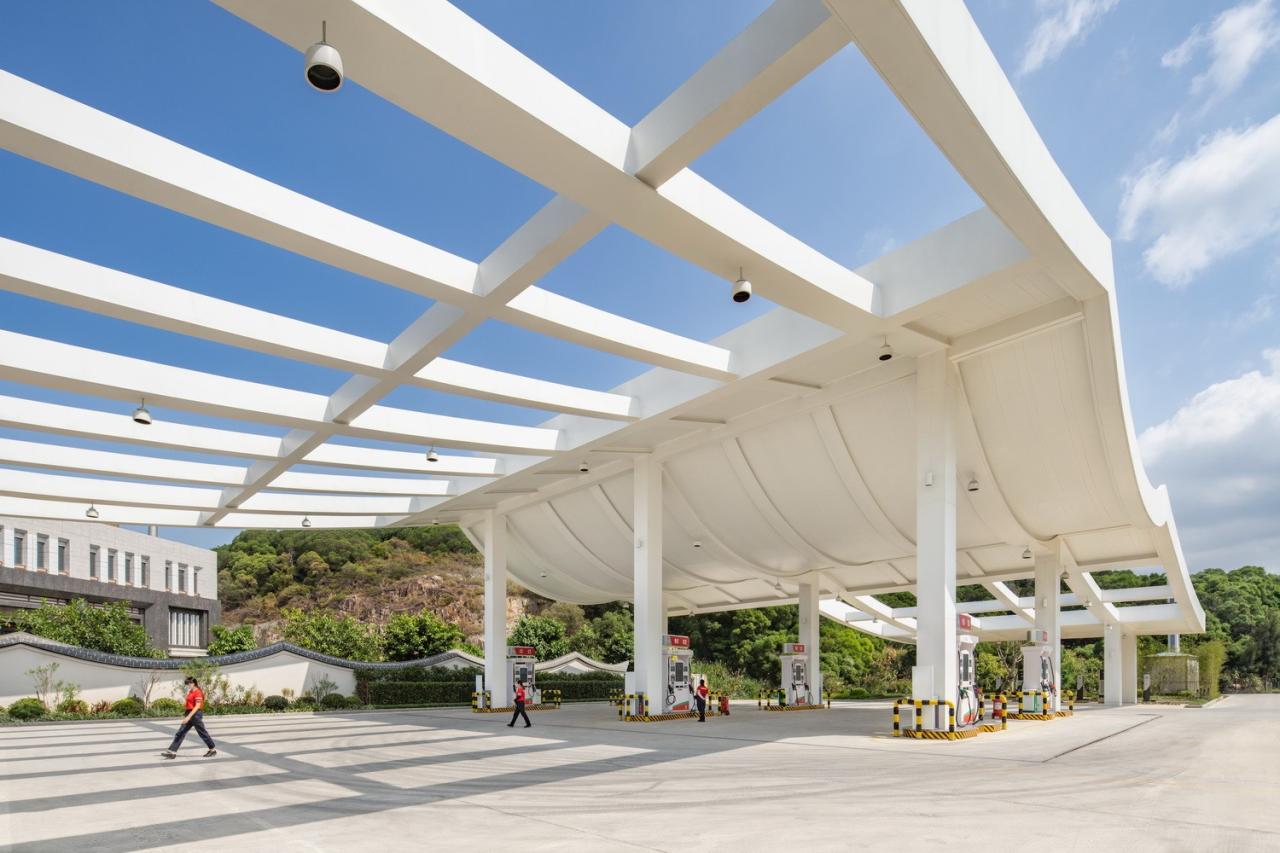 BIM建筑|平潭利群友联加油站 / 间外建筑工作室