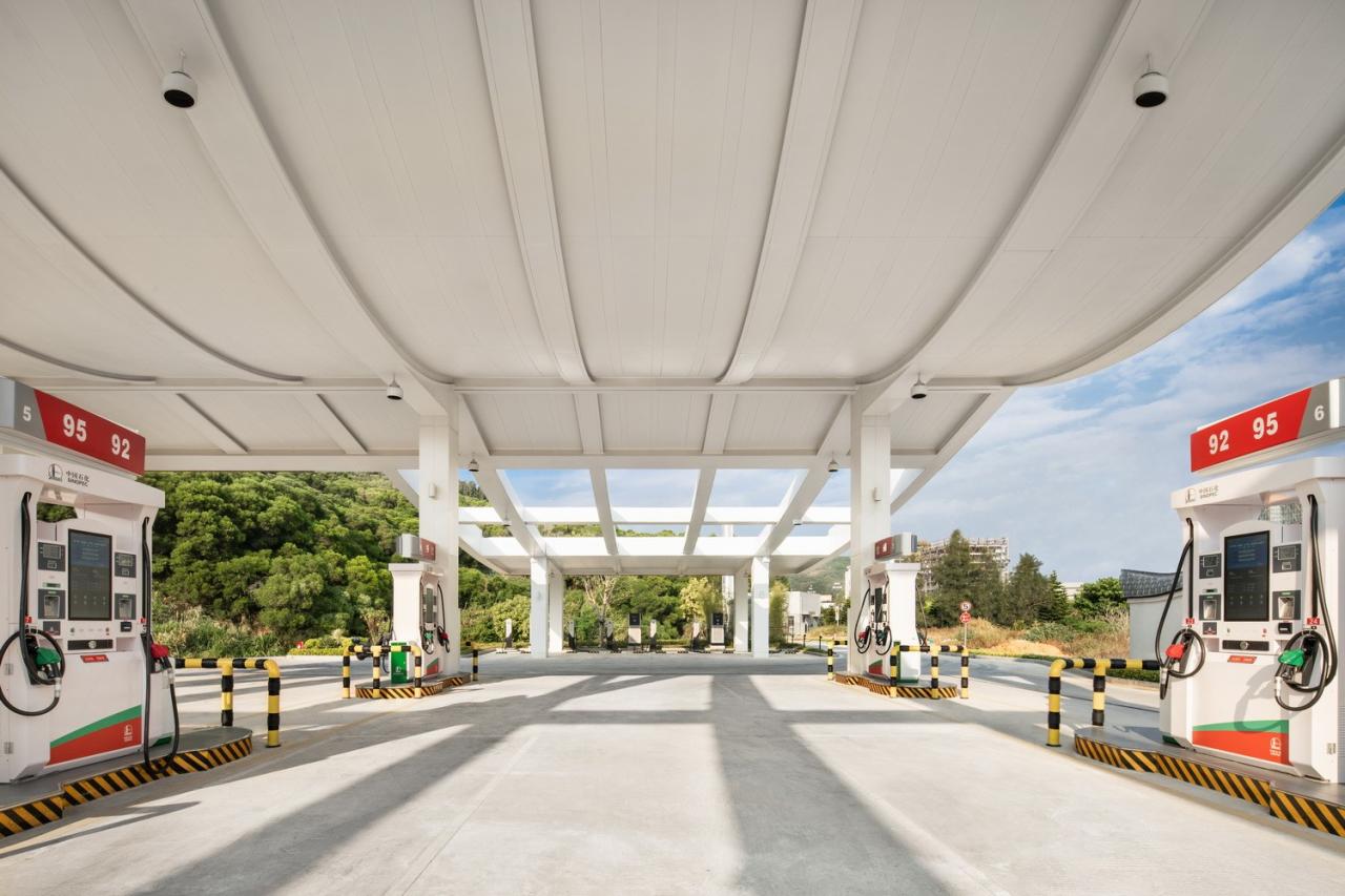 BIM建筑|平潭利群友联加油站 / 间外建筑工作室