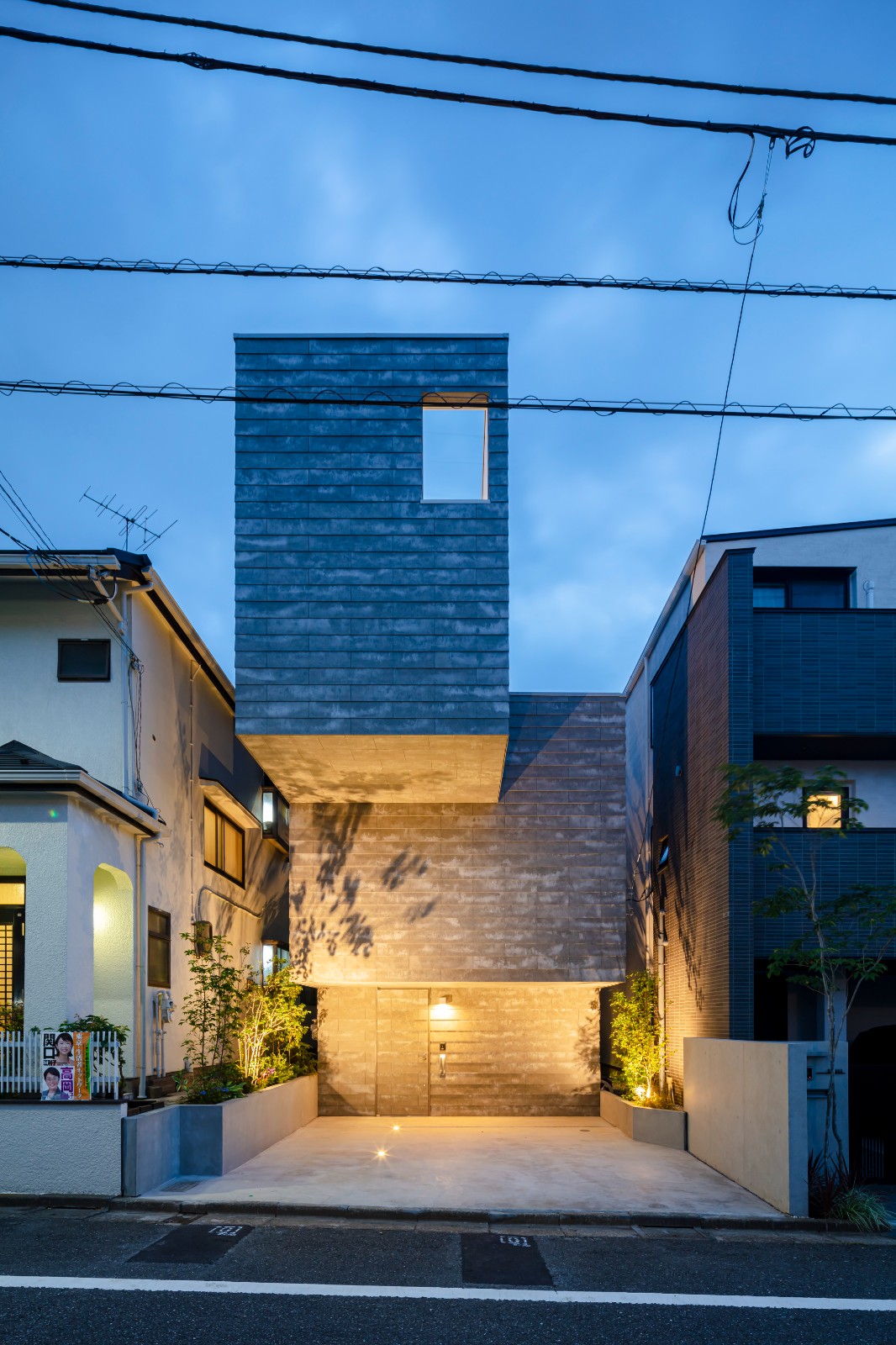 BIM建筑|错层悬挑结构，Shimouma住宅 / I.R.A.