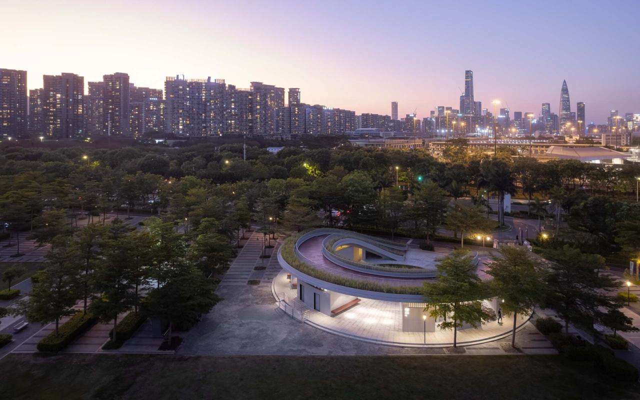 BIM建筑|深圳湾公园海风运动广场公厕设计 / CCDI 21设计工作室