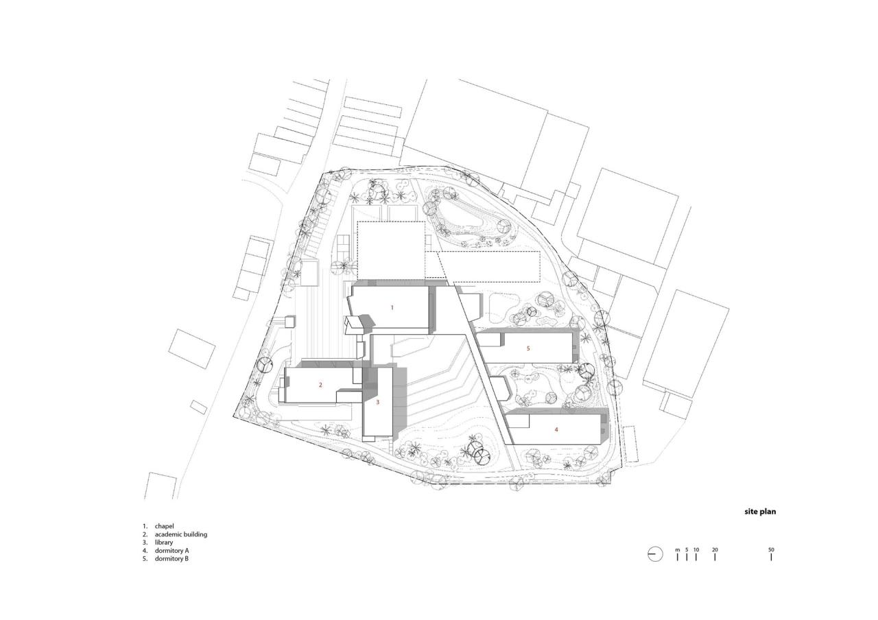 BIM建筑|中华福音神研究学院八德校区教堂 / 潘冀联合建筑师事务所