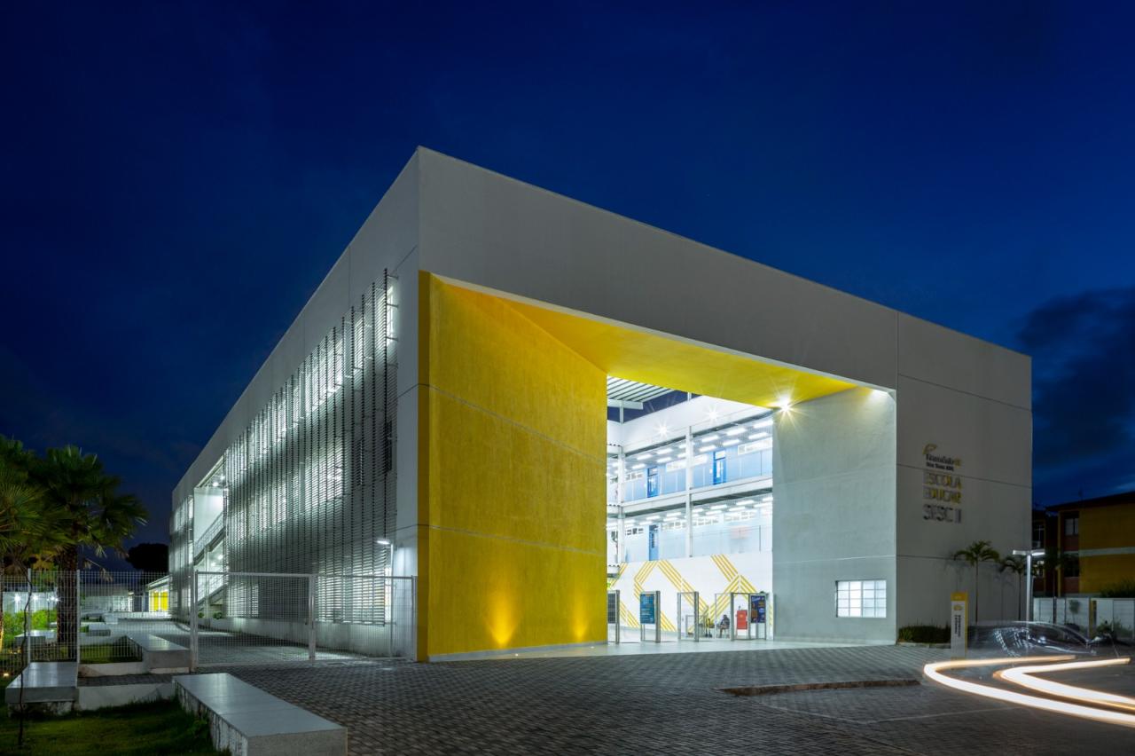BIM建筑|Educar II SESC-CE 学校 / Rede Arquitetos