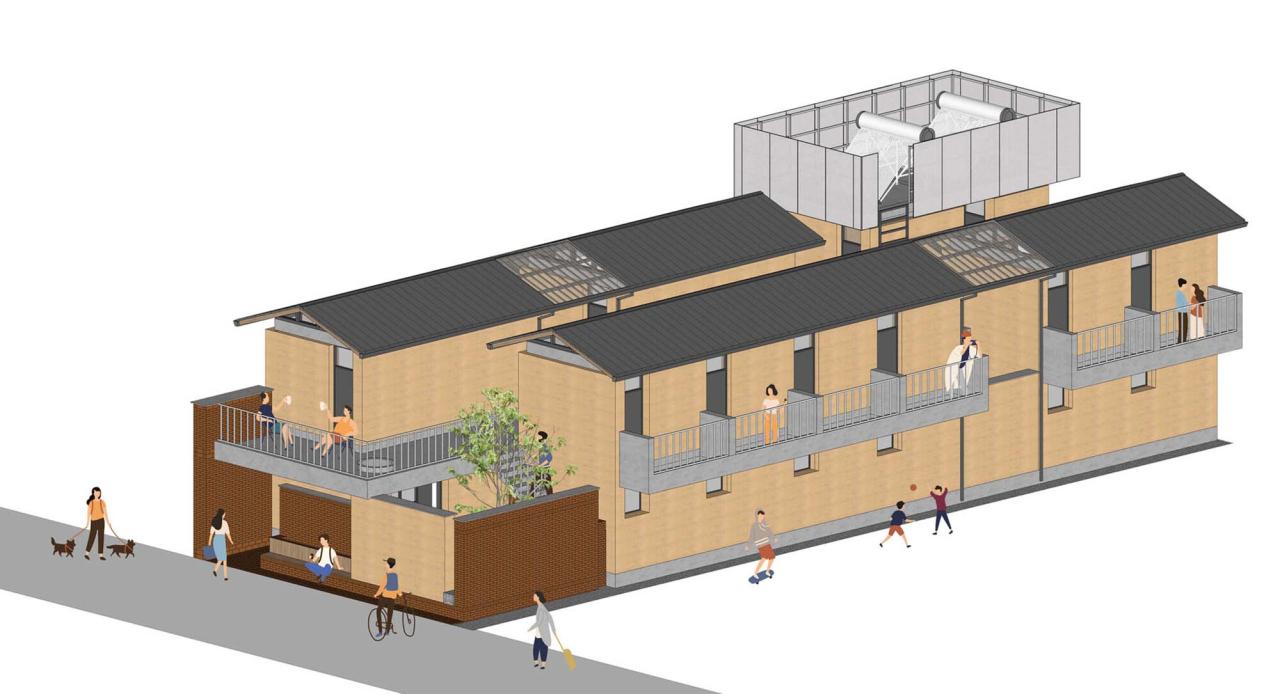 BIM建筑|乡村集合住宅 / 拾号建筑