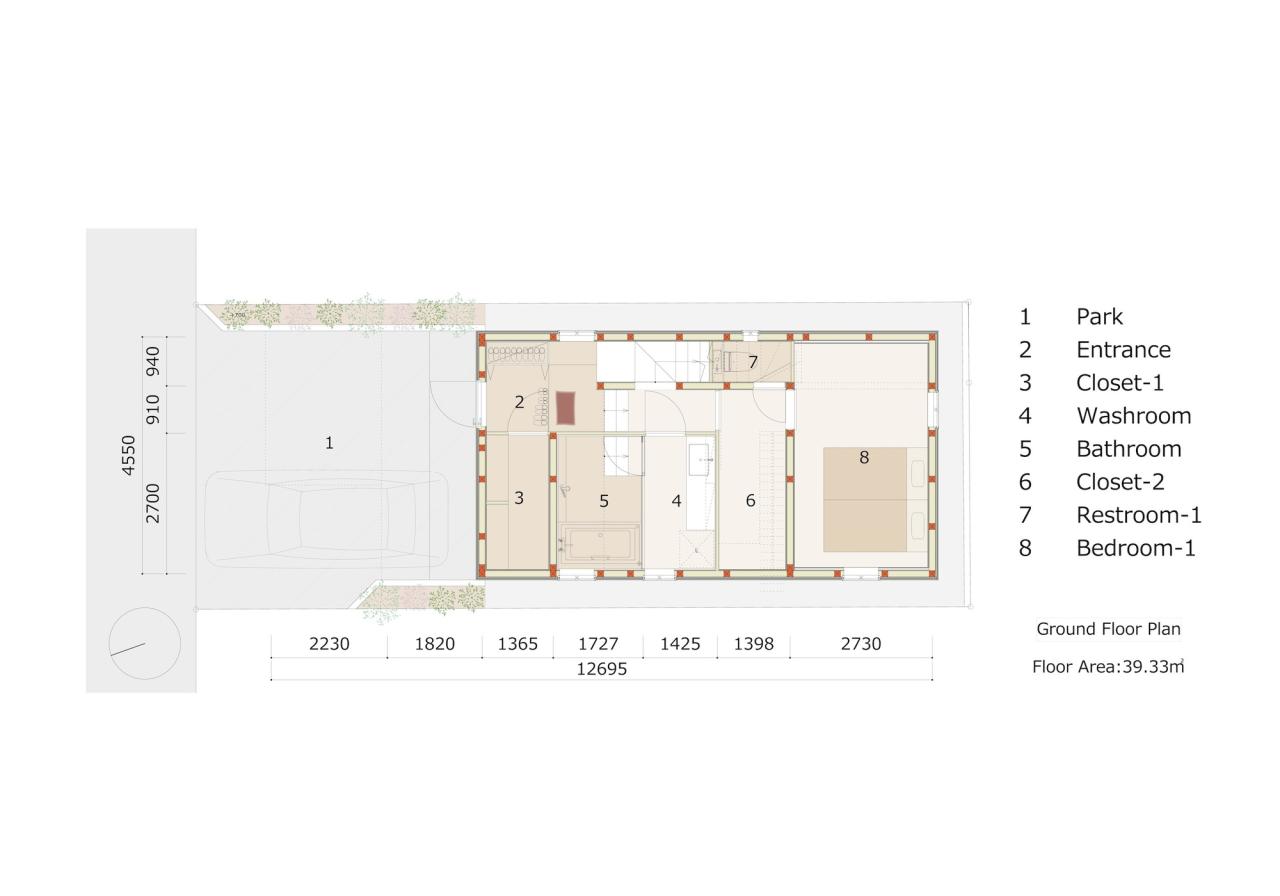 BIM建筑|错层悬挑结构，Shimouma住宅 / I.R.A.