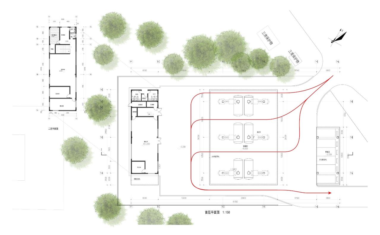 BIM建筑|平潭利群友联加油站 / 间外建筑工作室