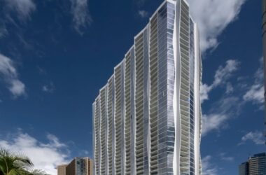 BIM建筑|冈工作室完成夏威夷“甘蔗立面”摩天大楼-BIM建筑网