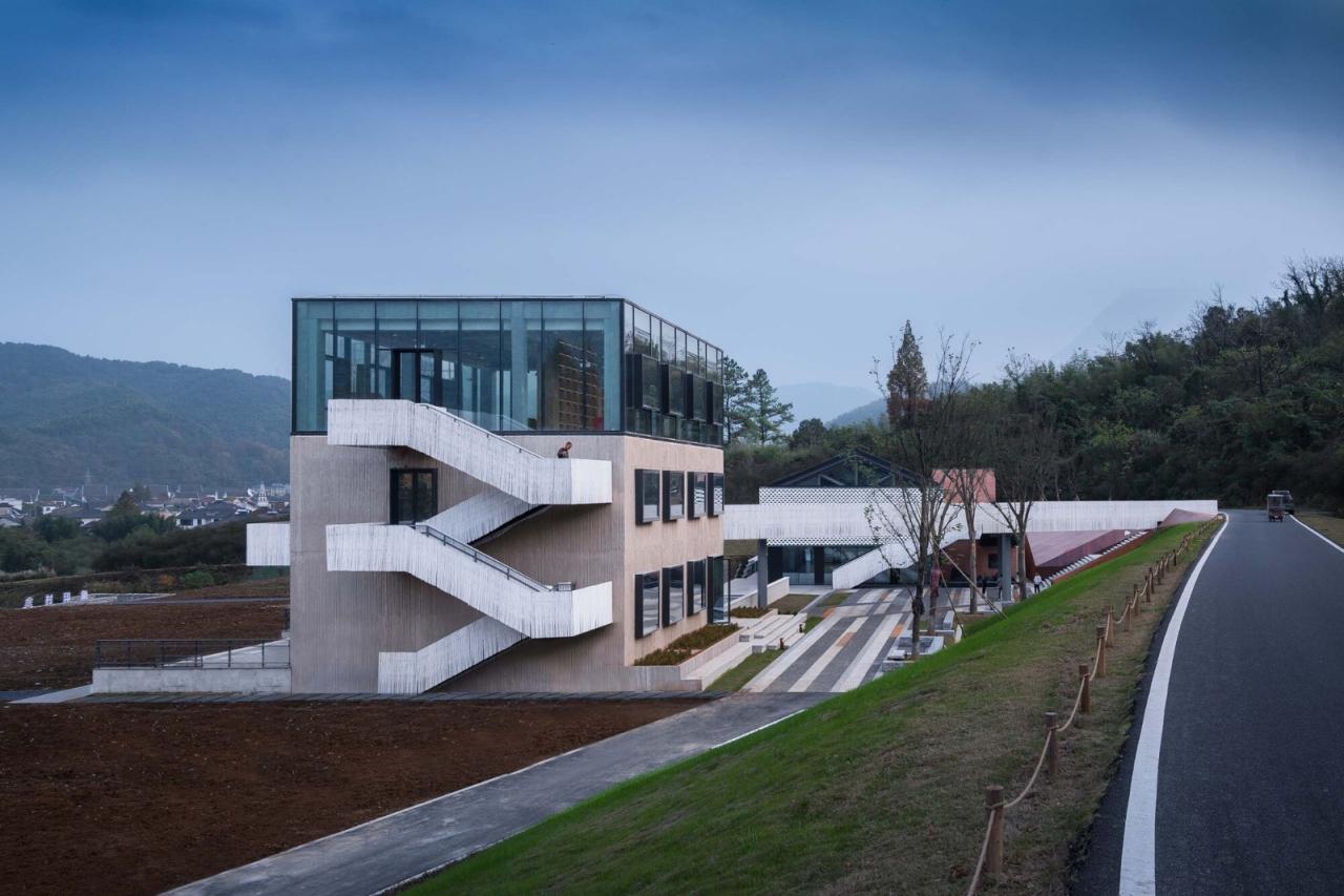 BIM建筑|余村印象青年图书馆 / 上海交通大学设计学院杜春宇团队