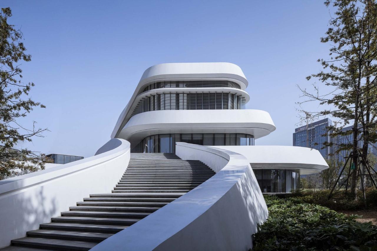 BIM建筑|钱江潮涌：杭州世茂智慧之门超高层城市综合体 / 姜平工作室