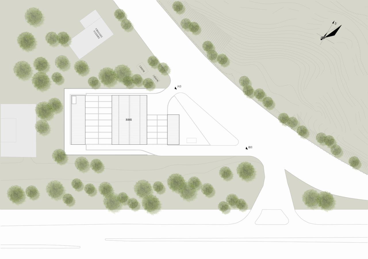 BIM建筑|平潭利群友联加油站 / 间外建筑工作室