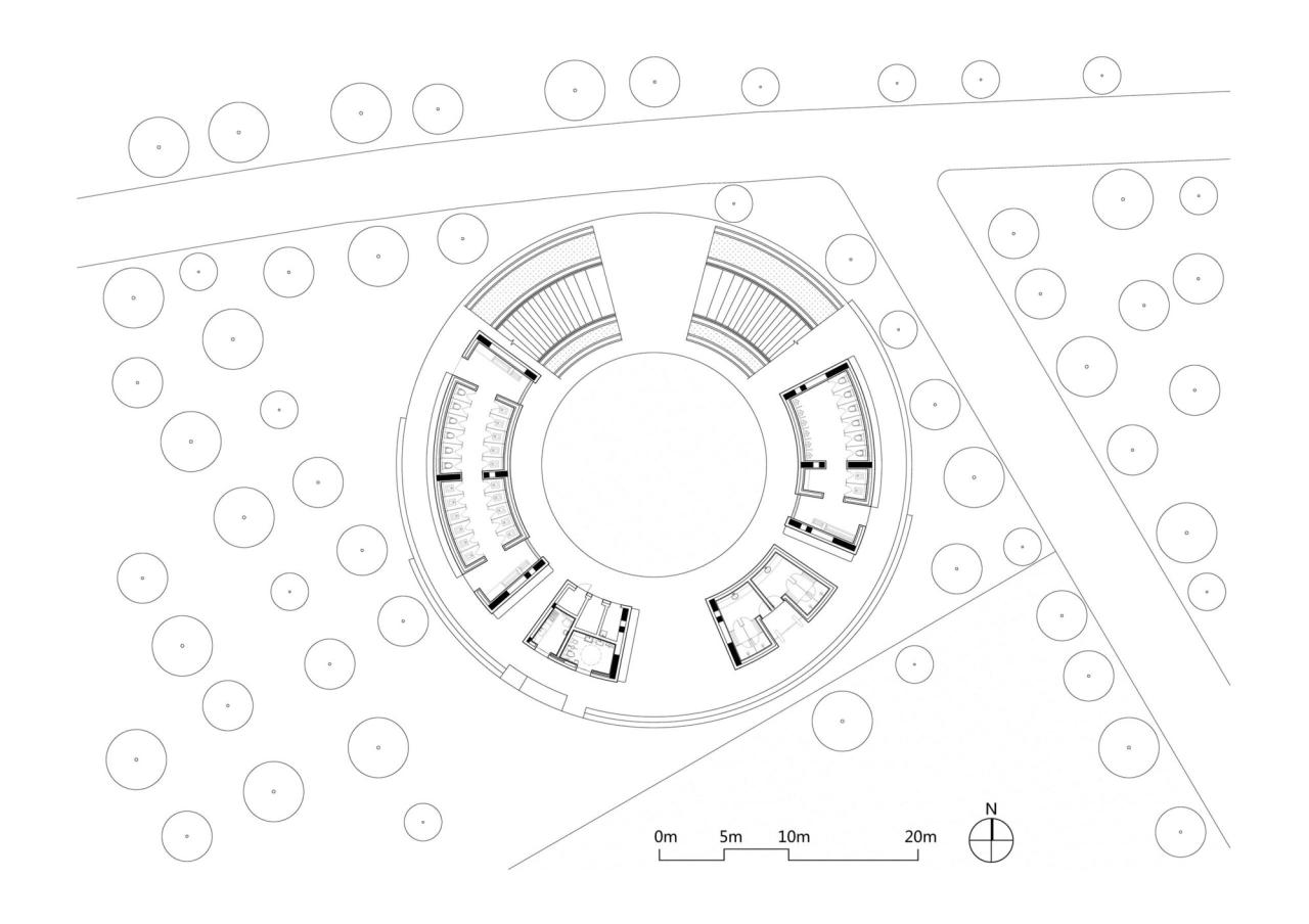 BIM建筑|深圳湾公园海风运动广场公厕设计 / CCDI 21设计工作室