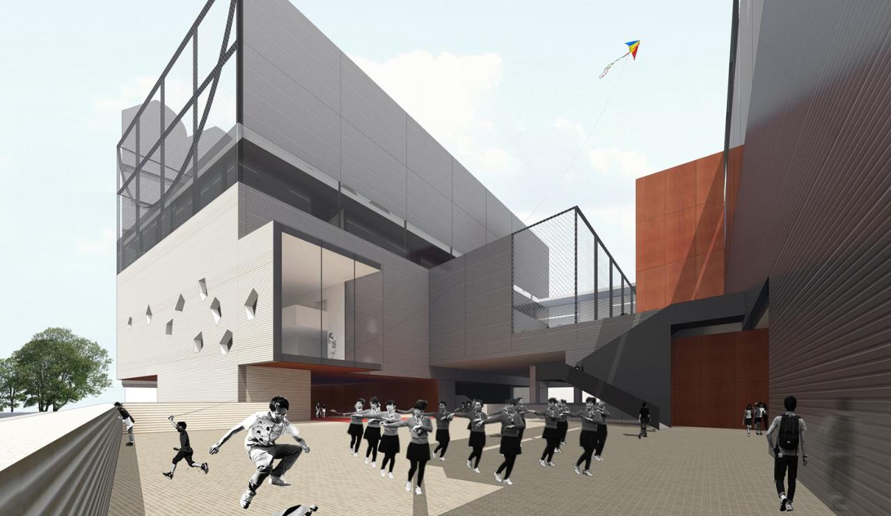 BIM建筑|社区源点：坪地街道综合文体中心方案 /也似建筑+广州市城市规划勘测设计研究院（GZPI）