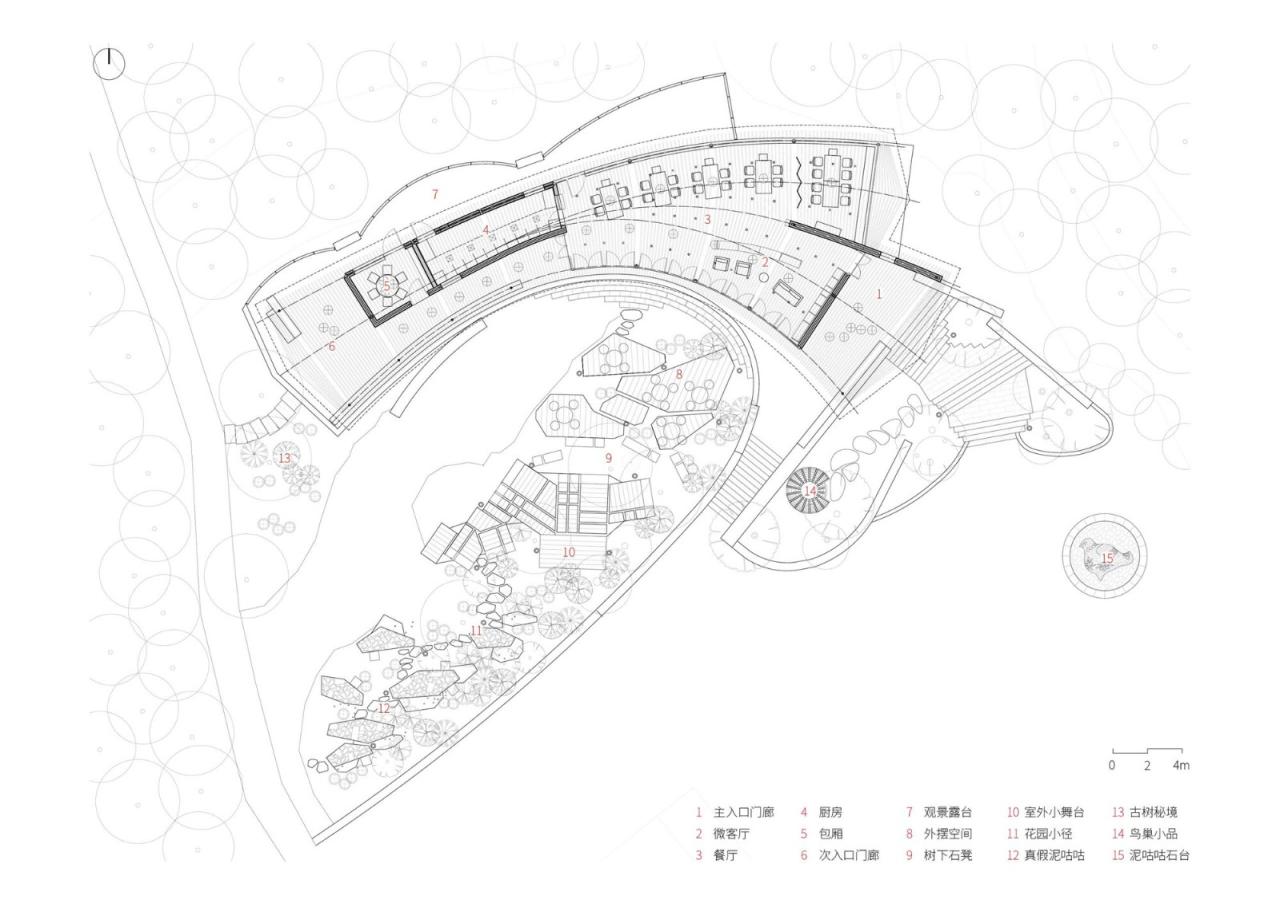 BIM建筑|咕咕来仪，大伾山悬崖驿站 / 繁星建筑工作室