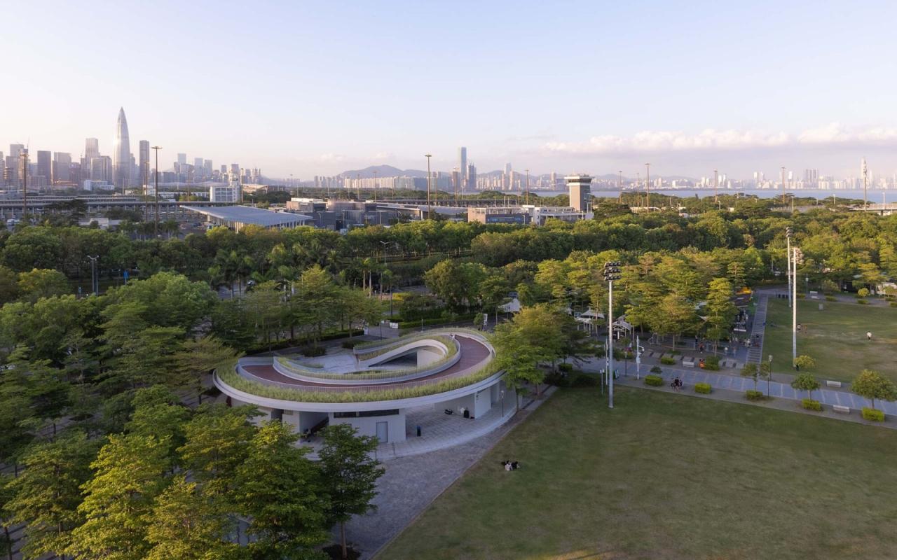 BIM建筑|深圳湾公园海风运动广场公厕设计 / CCDI 21设计工作室