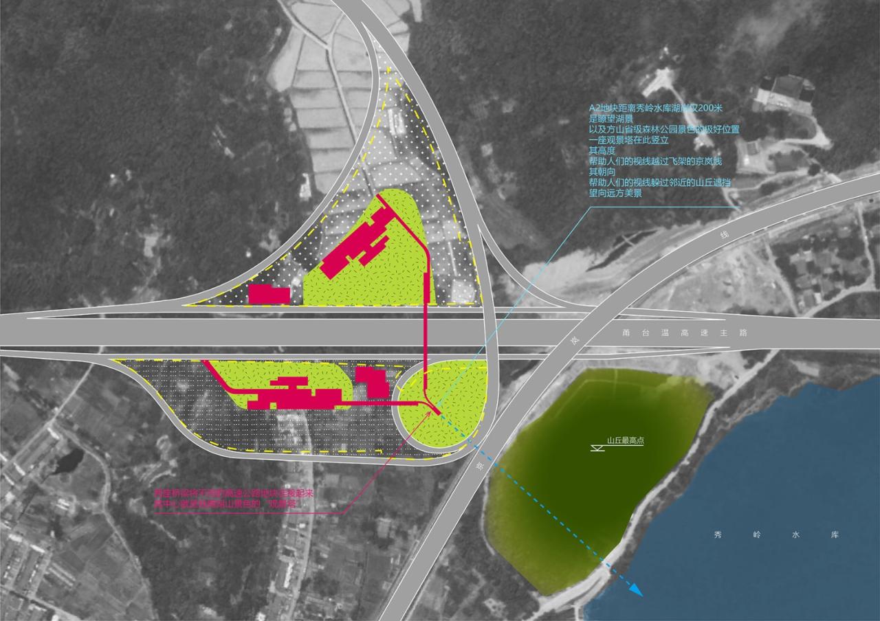BIM建筑|瞬间公园 INSTANT PARK：甬台温高速公路改扩建工程院桥服务区设计方案 / 也似建筑