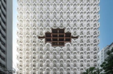 BIM建筑|泰国规划工作室设计立面曲折的公寓楼-BIM建筑网