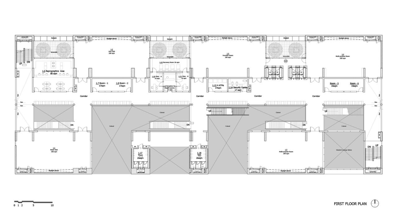 BIM建筑|艾哈迈达巴德大学中心 / Stephane Paumier Architects