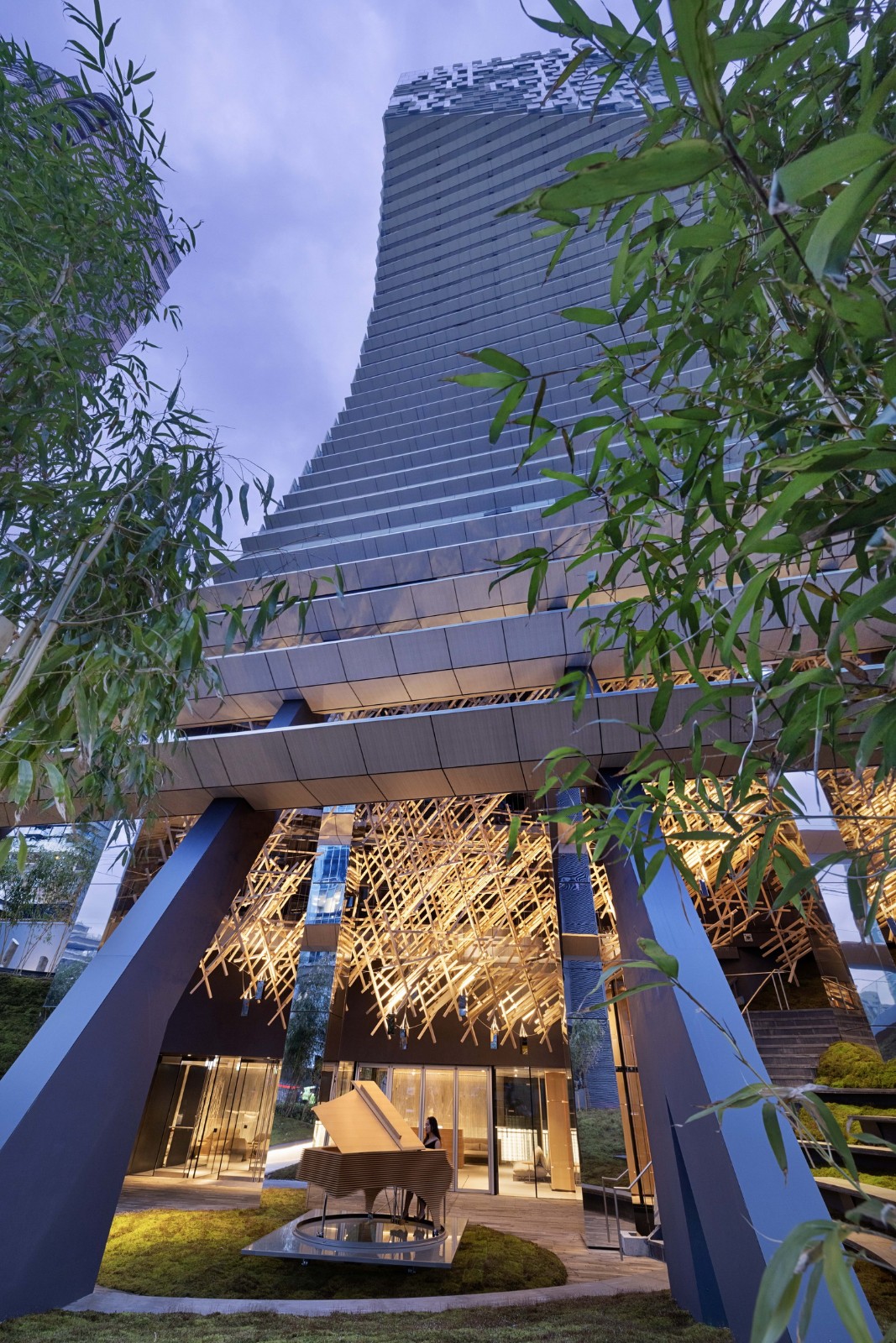 BIM建筑|突破性设计重塑城市天际线：北美艺术级豪宅“阿铂尼·隈研吾” / Westbank + 隈研吾