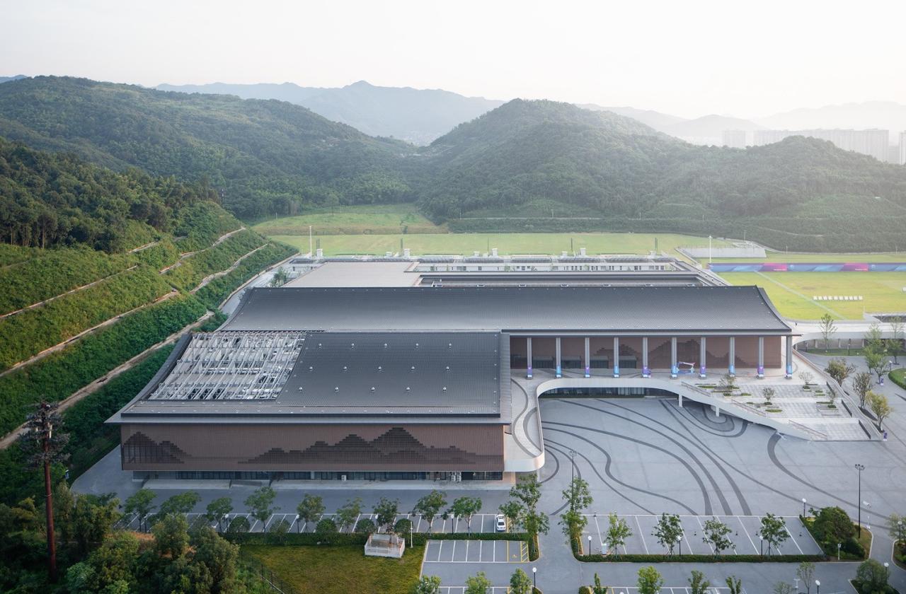 BIM建筑|富阳银湖体育中心:亚运射击射箭现代五项馆 / 浙江大学建筑设计研究院