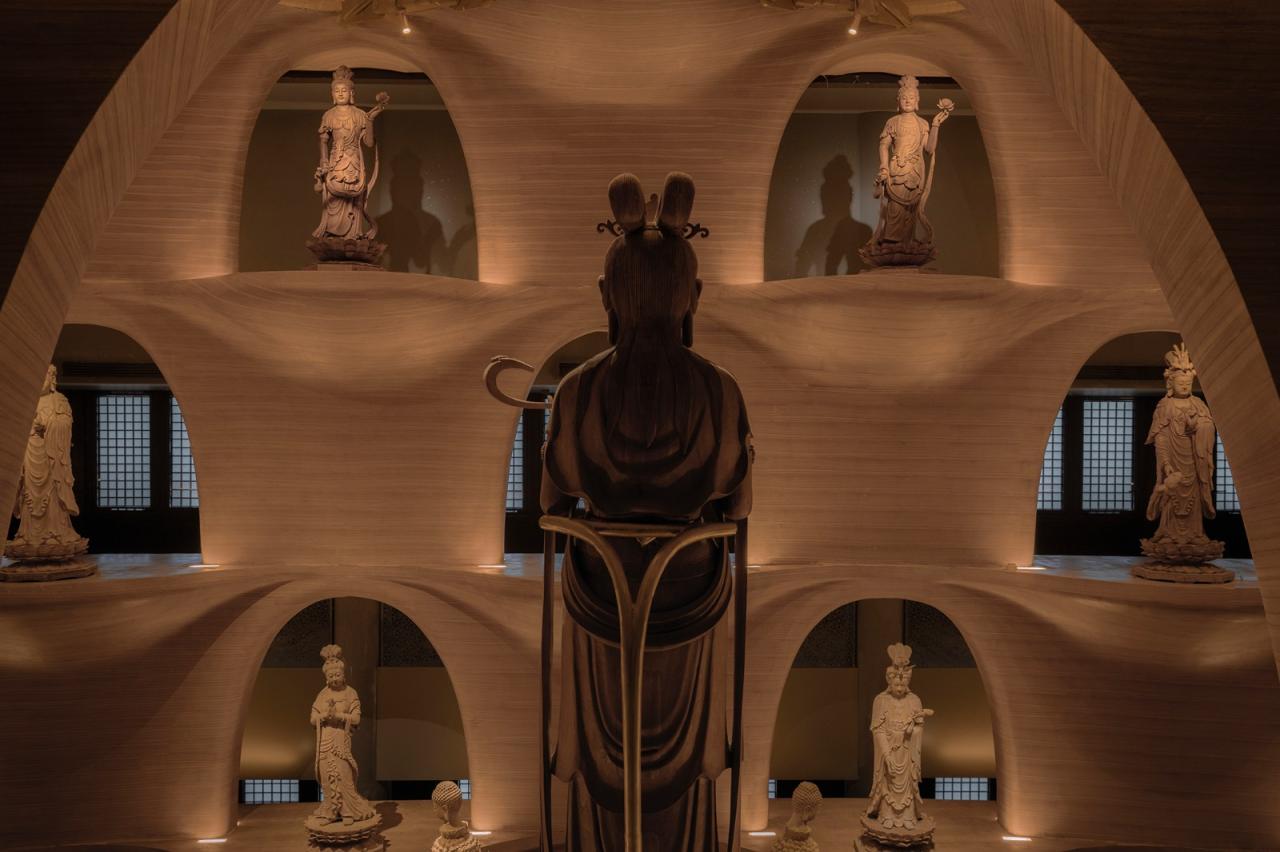 BIM建筑|祖山济心寺·木佛博物馆 /建筑营设计工作室