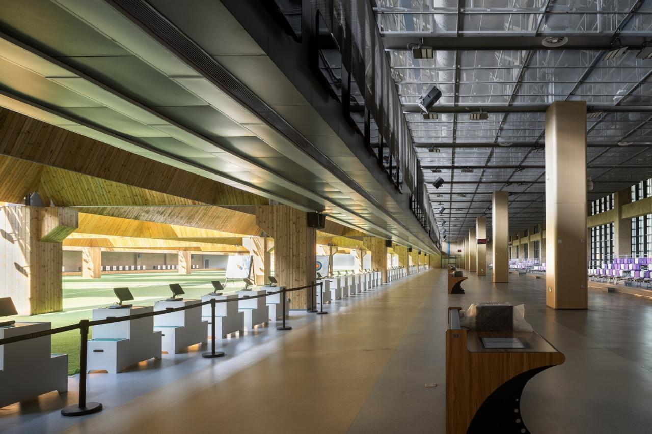 BIM建筑|富阳银湖体育中心:亚运射击射箭现代五项馆 / 浙江大学建筑设计研究院