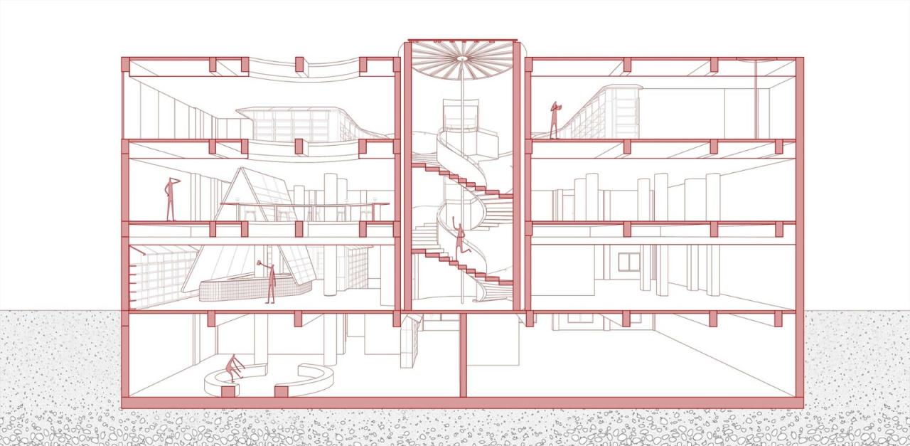 BIM建筑|「溧」 城市书房 / 大犬建筑设计