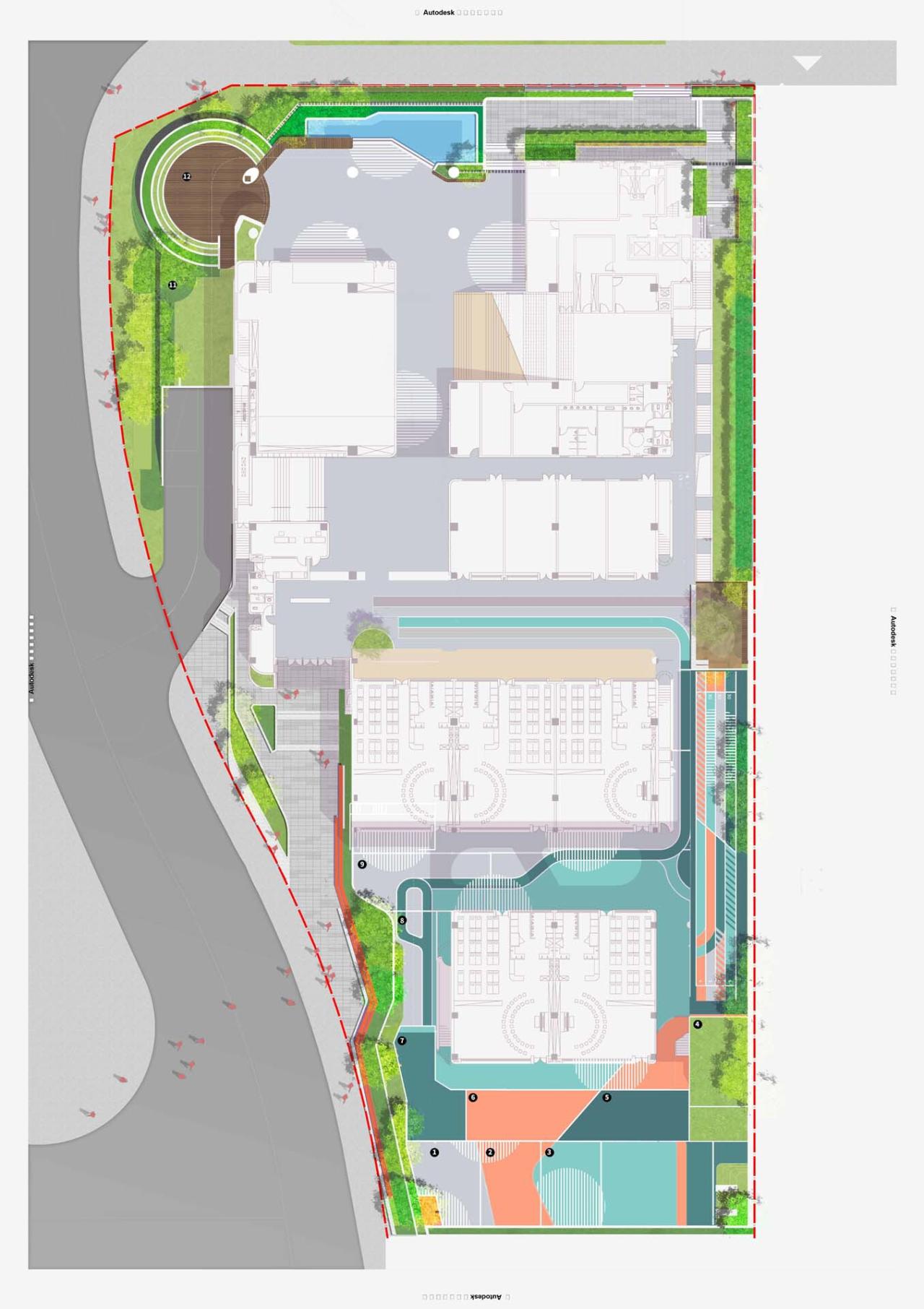 BIM建筑|深圳市南山区教育幼儿园深圳湾分部 / 深圳市天华建筑设计