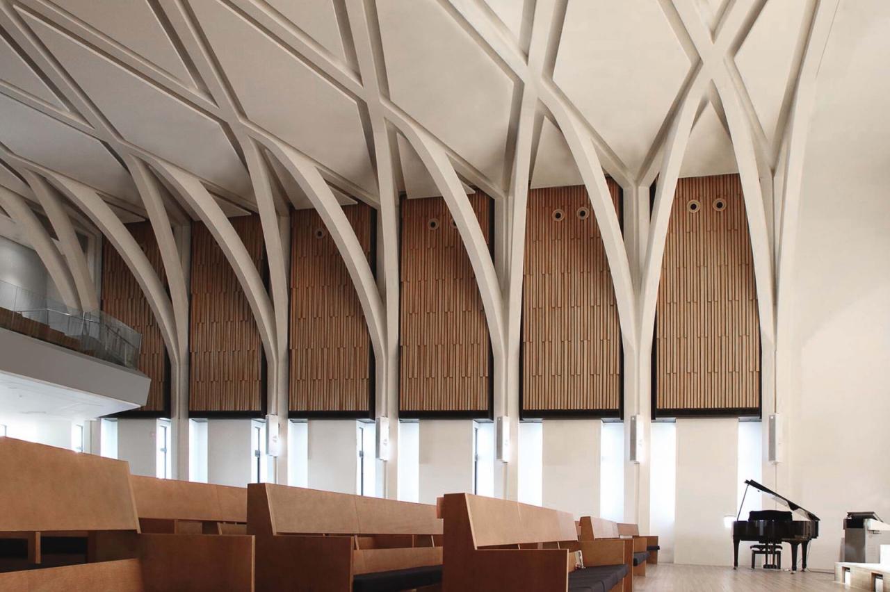 BIM建筑|中华福音神研究学院八德校区教堂 / 潘冀联合建筑师事务所