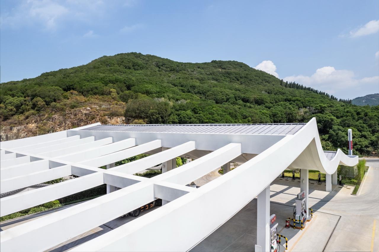 BIM建筑|平潭利群友联加油站 / 间外建筑工作室