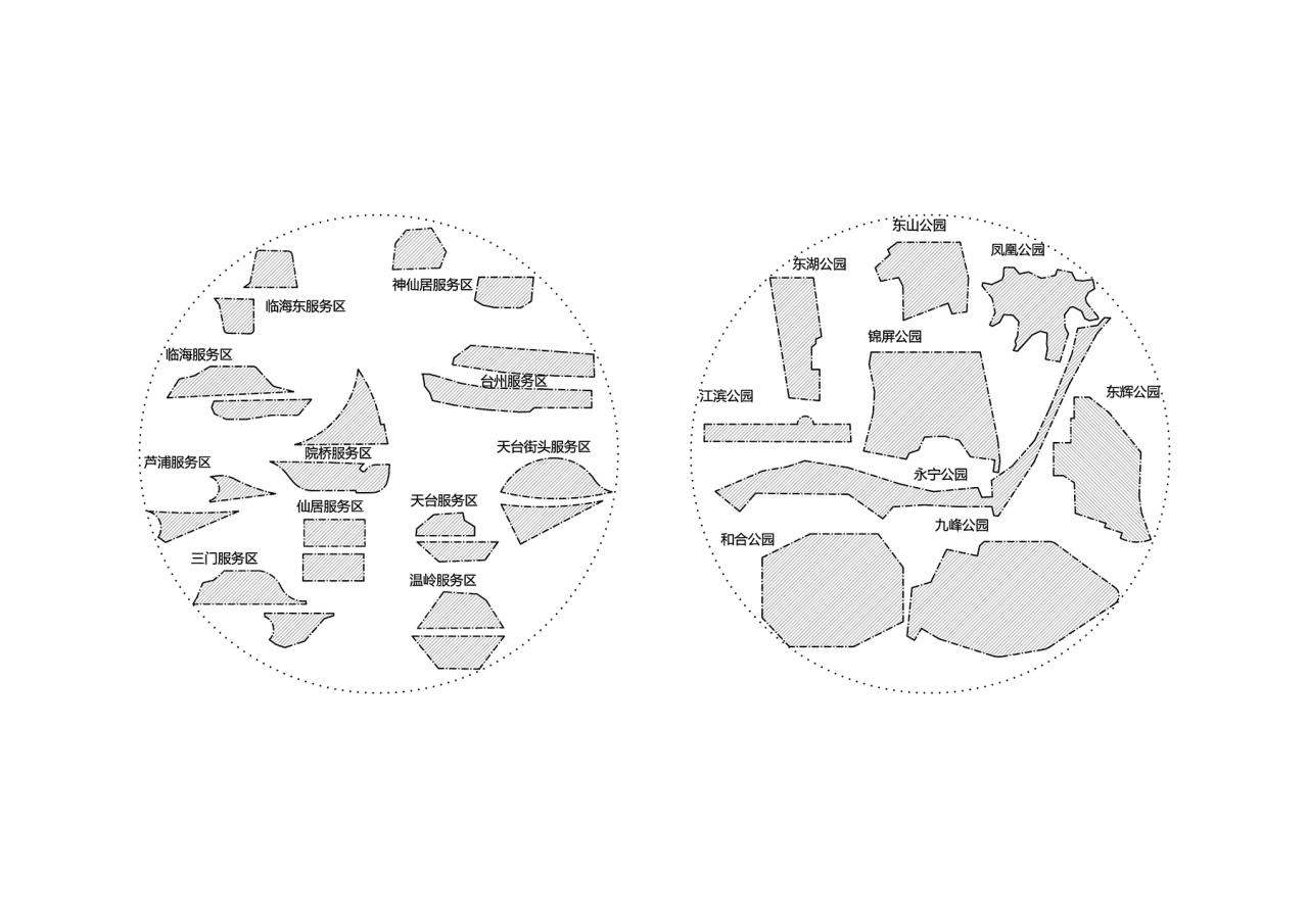 BIM建筑|瞬间公园 INSTANT PARK：甬台温高速公路改扩建工程院桥服务区设计方案 / 也似建筑