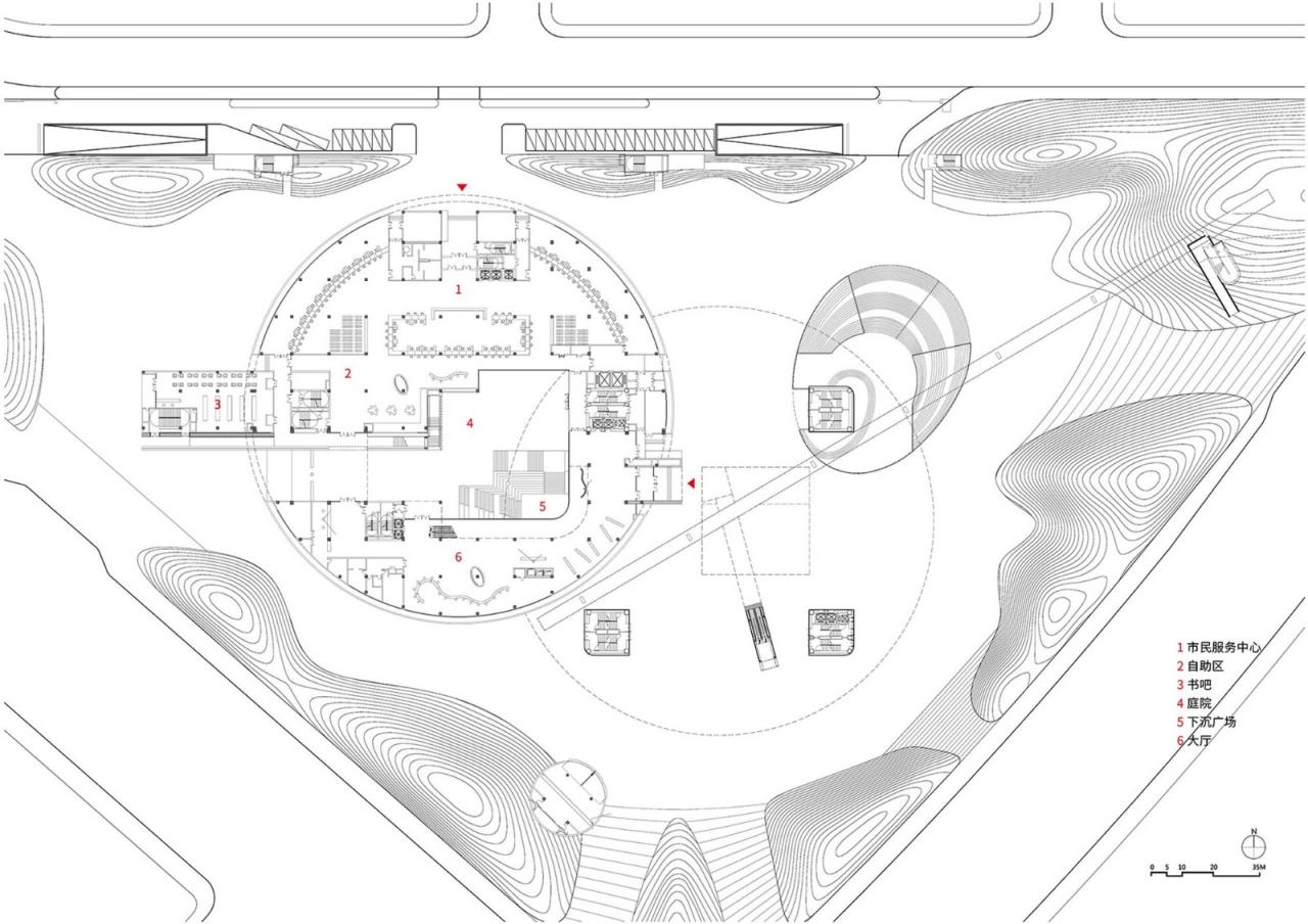 BIM建筑|南京江北市民中心 / MENG建筑创作院
