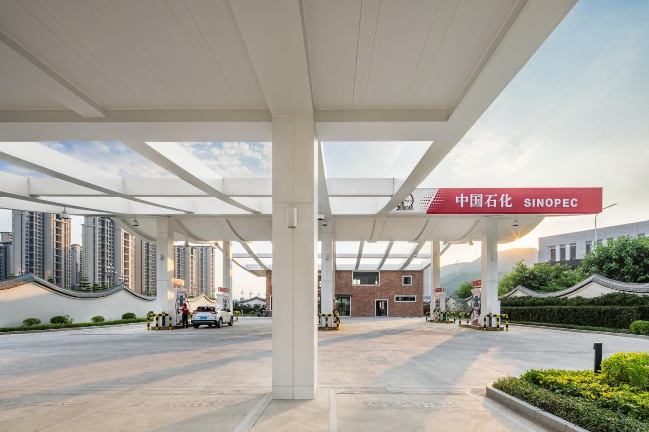 BIM建筑|平潭利群友联加油站 / 间外建筑工作室