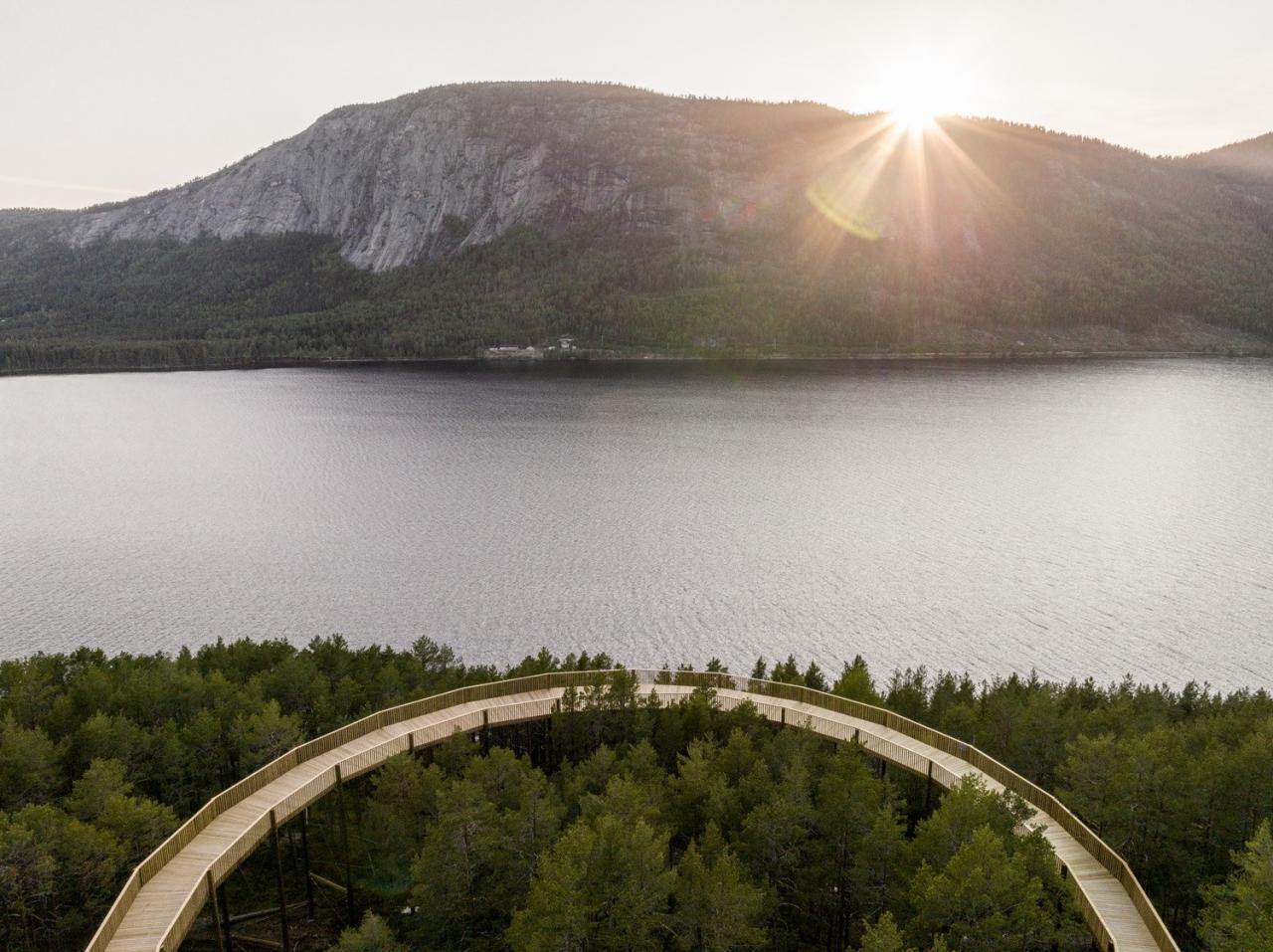 BIM建筑|树顶漫步，Hamaren 活动公园 / EFFEKT