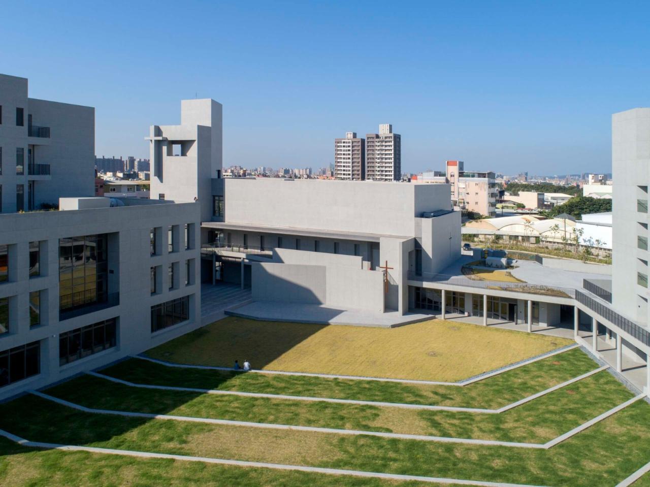 BIM建筑|中华福音神研究学院八德校区教堂 / 潘冀联合建筑师事务所