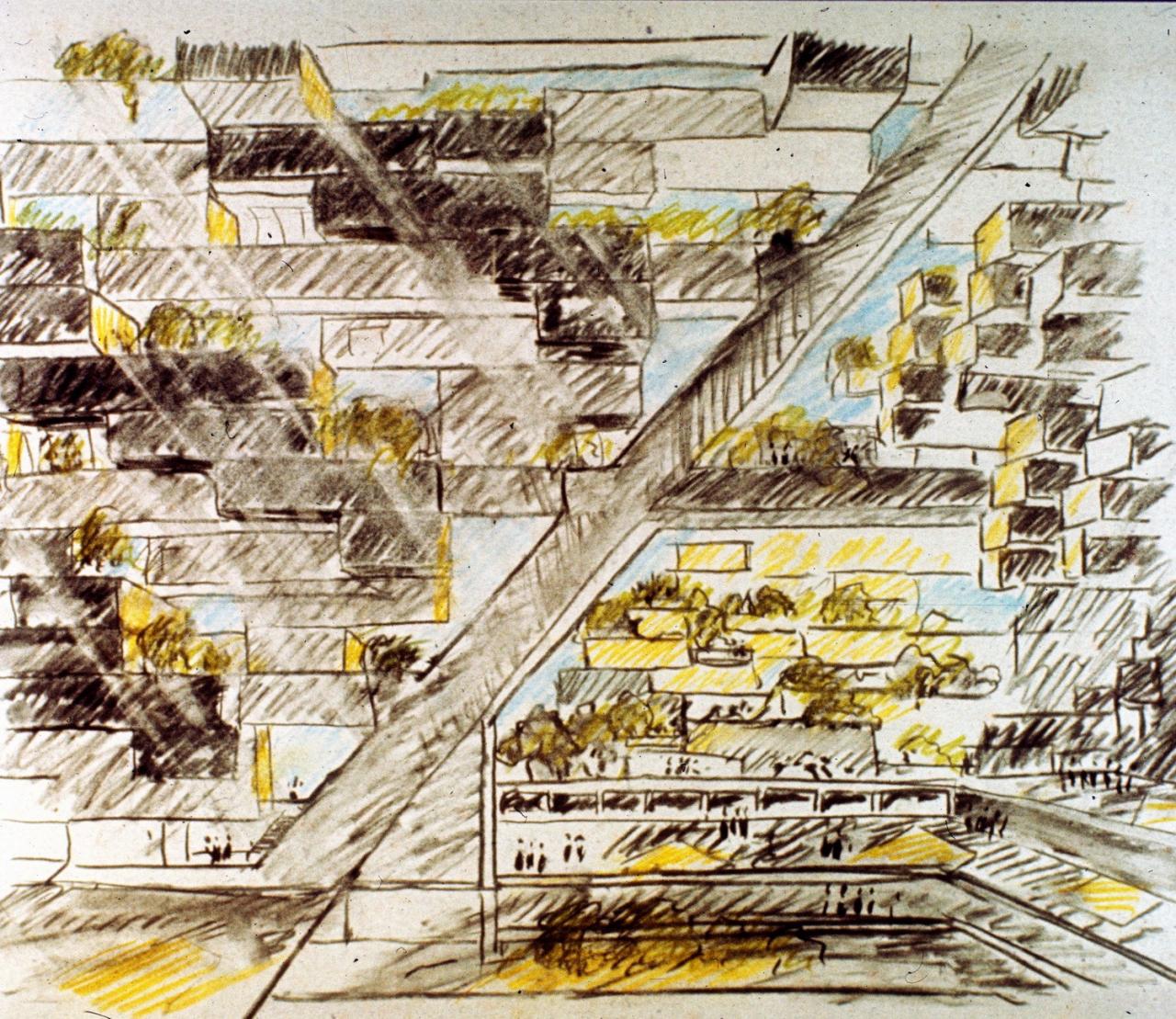 BIM建筑|数字科技重筑建筑理想： HILLSIDE，以虚幻引擎5与RealityCapture 重现栖息地67的最初愿景 / 萨夫迪建筑事务所