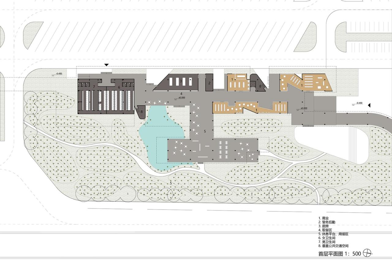 BIM建筑|瞬间公园 INSTANT PARK：甬台温高速公路改扩建工程院桥服务区设计方案 / 也似建筑