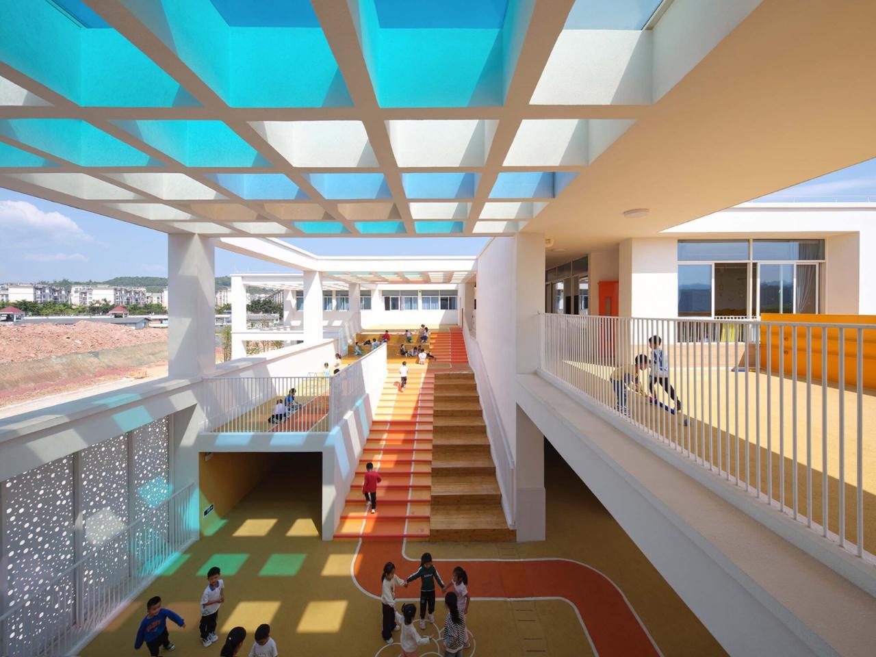 BIM建筑|普洱市思茅区小凤凰幼儿园 / 华南理工大学建筑设计研究院 陶郅工作室