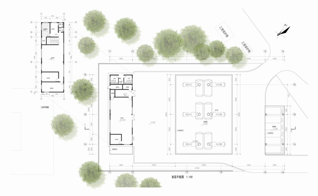 BIM建筑|平潭利群友联加油站 / 间外建筑工作室