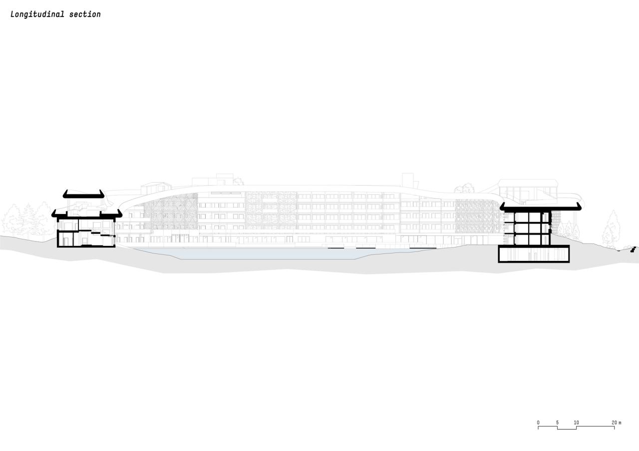 BIM建筑|金属皮肤，阿尔卑斯山下游乐场酒店 / noa* network of architecture