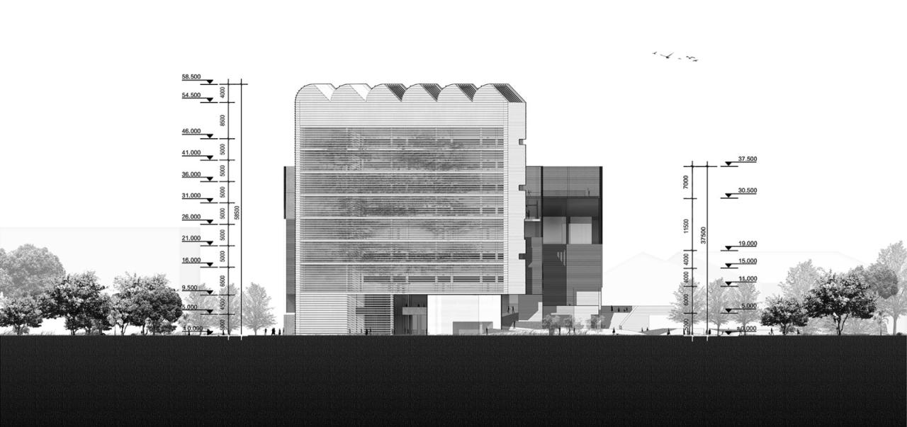 BIM建筑|社区源点：坪地街道综合文体中心方案 /也似建筑+广州市城市规划勘测设计研究院（GZPI）