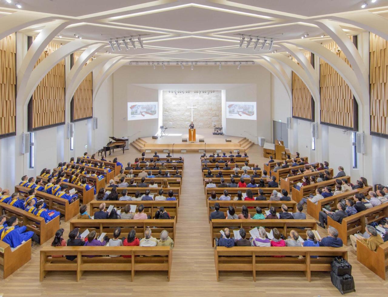 BIM建筑|中华福音神研究学院八德校区教堂 / 潘冀联合建筑师事务所