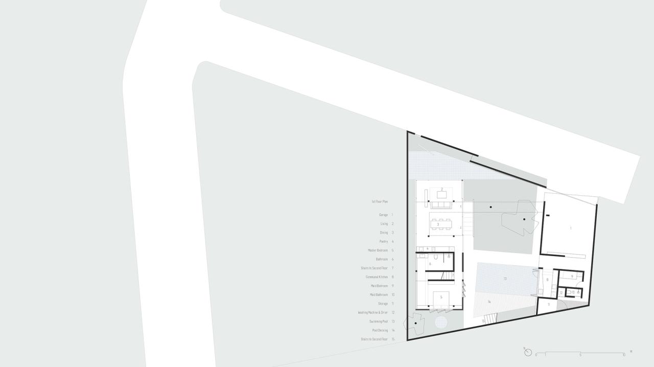 BIM建筑|跨廊桥相连，Tanatakah 别墅 / asimapra