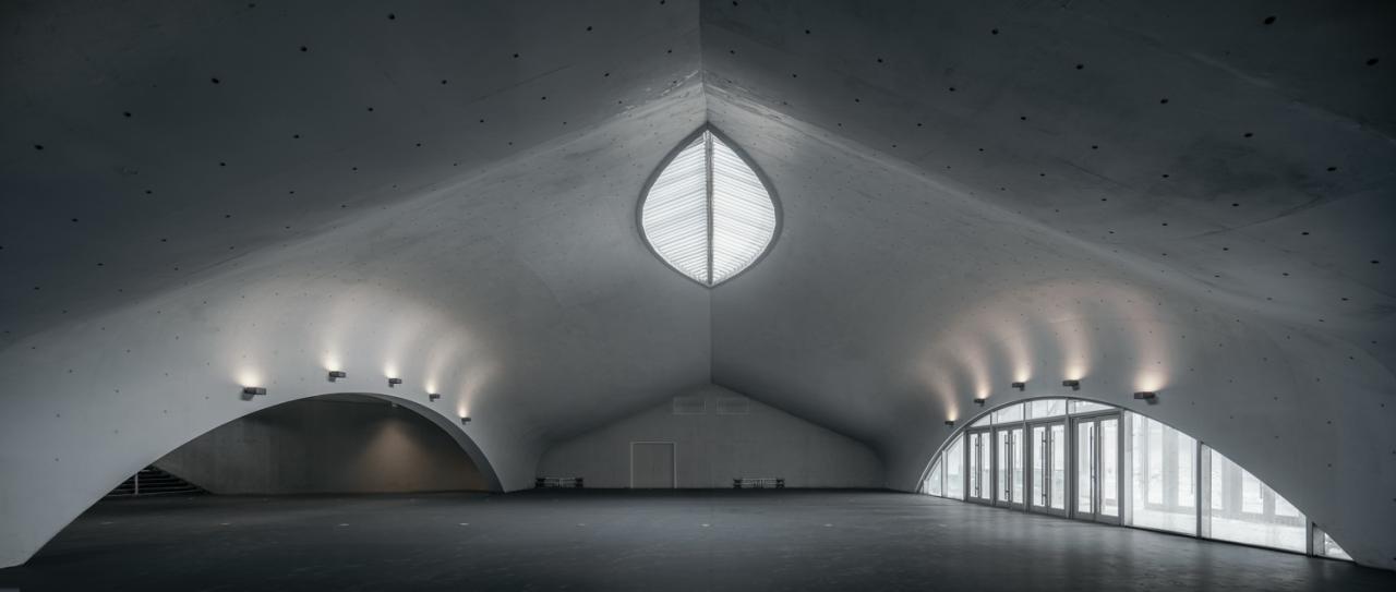 BIM建筑|全东北最大的清水混凝土巨构地下建筑：砼殿 / Wutopia Lab