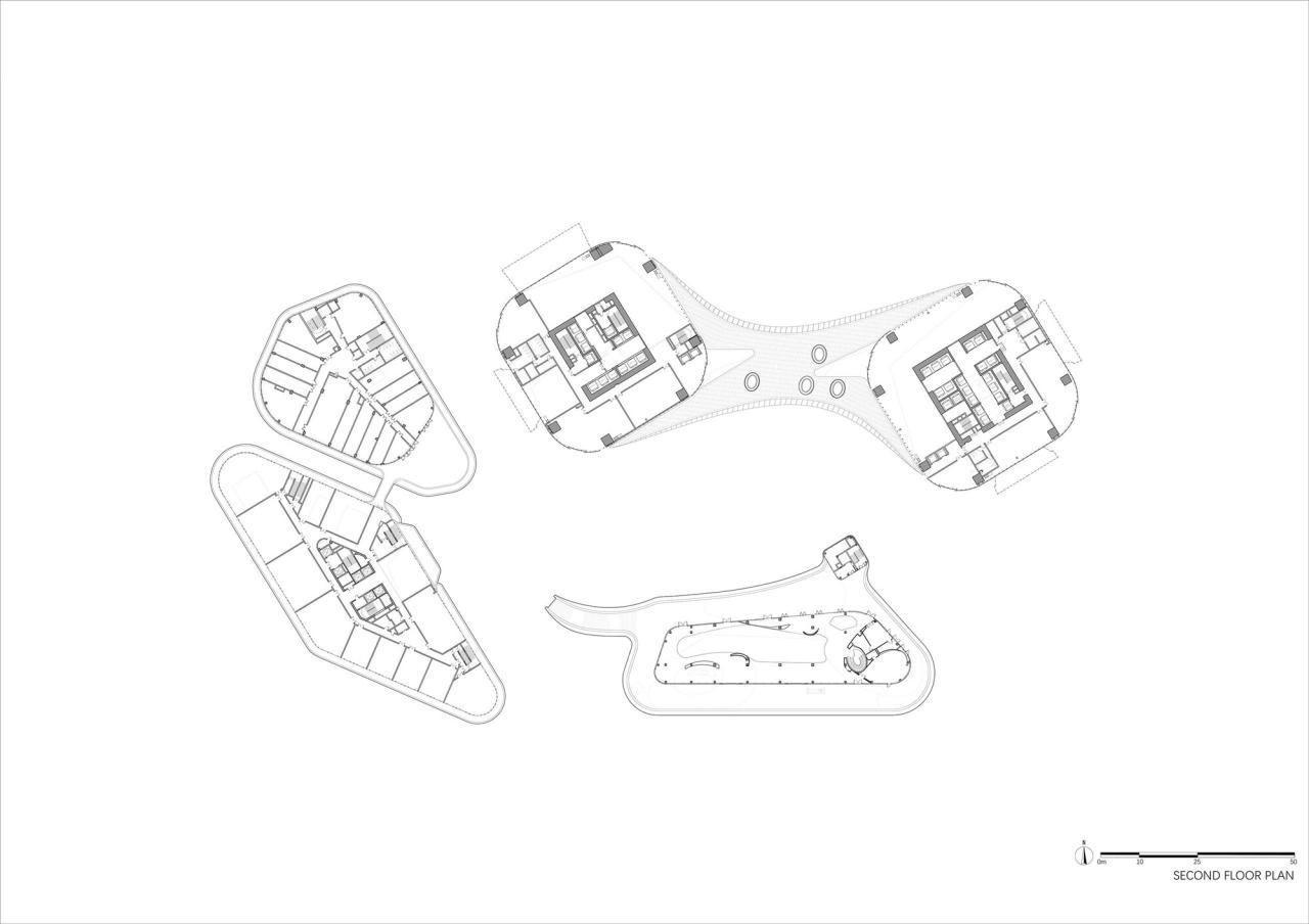 BIM建筑|钱江潮涌：杭州世茂智慧之门超高层城市综合体 / 姜平工作室