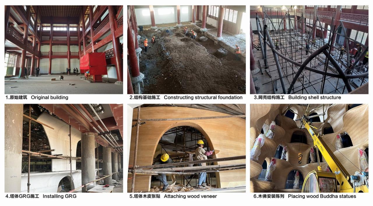 BIM建筑|祖山济心寺·木佛博物馆 /建筑营设计工作室